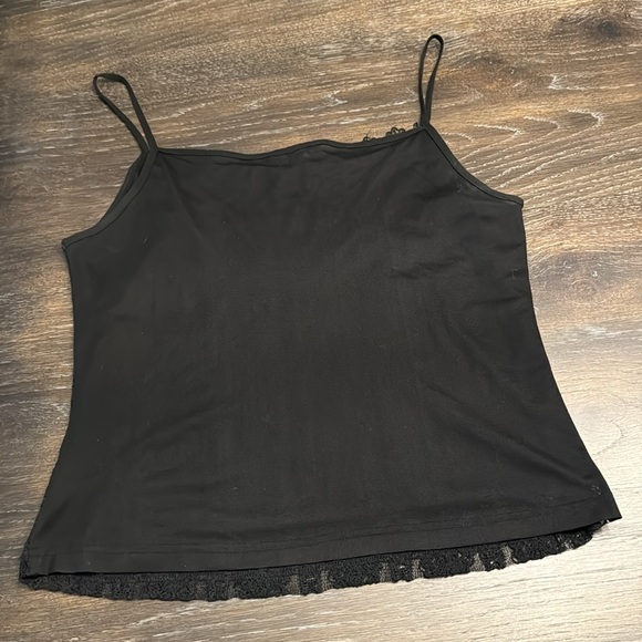 🟠 PANITTI BLACK LACE CAMI SIZE MEDIUM - Picture 3 of 4